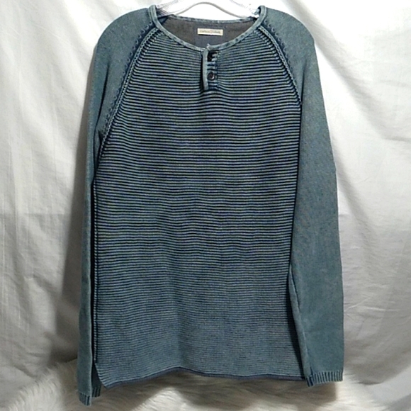SALE! Carbon 2 Cobalt Thick Long Sleeve Shirt Sz.M Designed In California - Picture 1 of 13